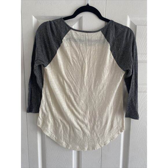 Madewell Womens XS Baseball Slub Top‎ - Picture 5 of 6